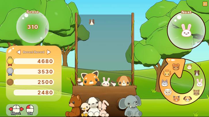 Animal Water Pang! Steam Key screenshot from the video game thumbnail 5