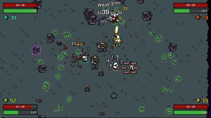 Brotato: Abyssal Terrors Steam Key screenshot from the video game thumbnail 4