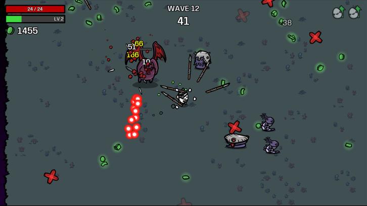 Brotato: Abyssal Terrors Steam Key screenshot from the video game thumbnail 5