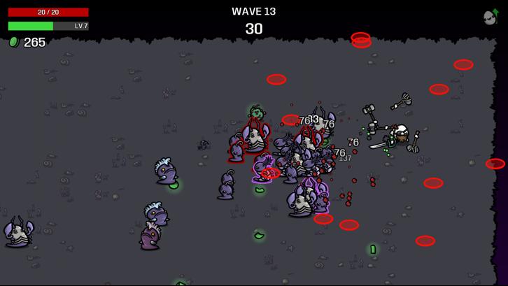 Brotato: Abyssal Terrors Steam Key screenshot from the video game thumbnail 9