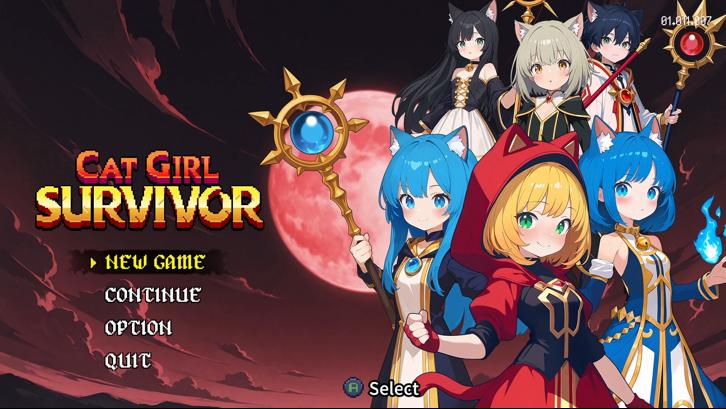 Cat Girl Survivor Steam Key screenshot from the video game thumbnail 2