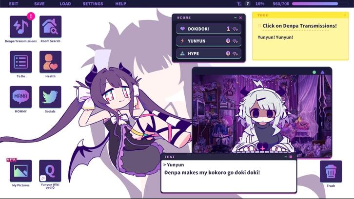 Yunyun Syndrome!? Rhythm Psychosis Steam Key screenshot from the video game thumbnail 2