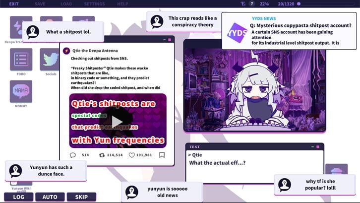 Yunyun Syndrome!? Rhythm Psychosis Steam Key screenshot from the video game thumbnail 5