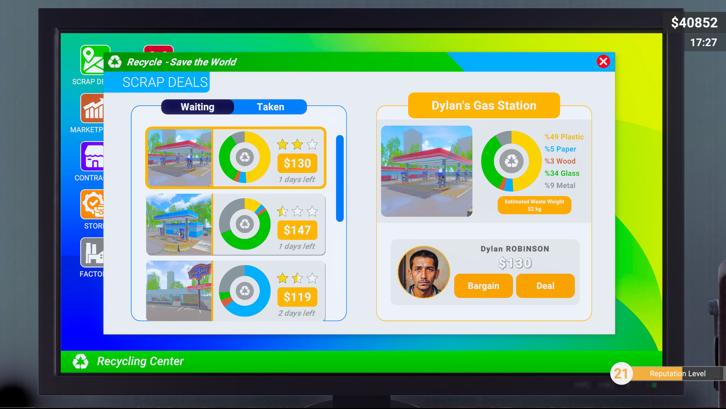 Recycling Center Simulator Steam Key screenshot from the video game thumbnail 4