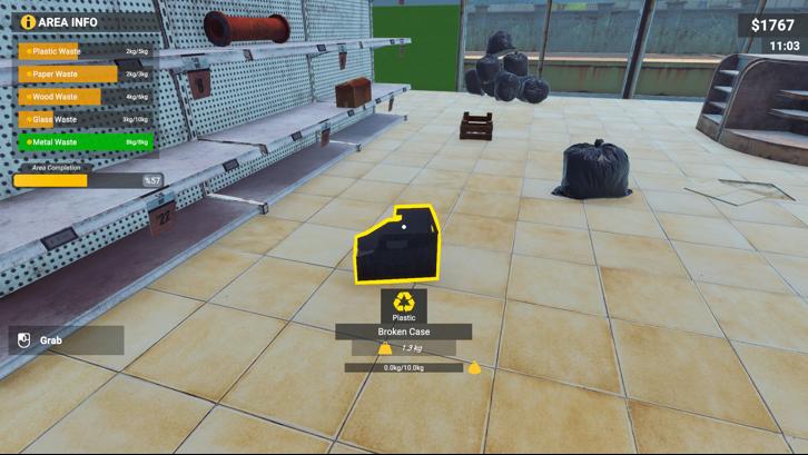 Recycling Center Simulator Steam Key screenshot from the video game thumbnail 5