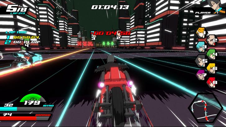 Neon Apex: Beyond the Limit Steam Key screenshot from the video game thumbnail 2