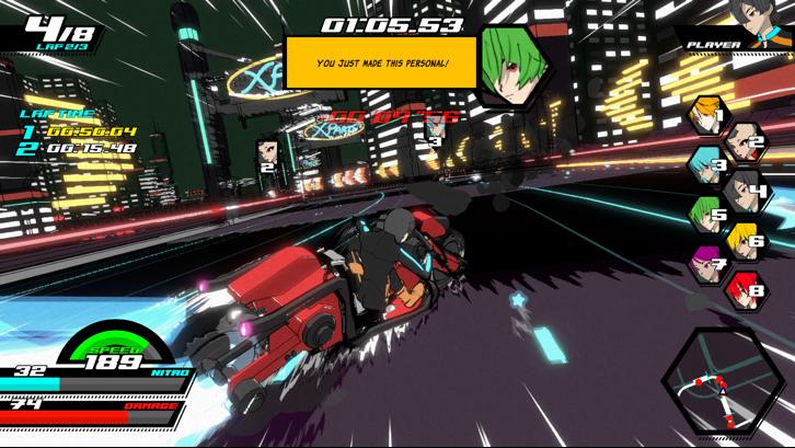 Neon Apex: Beyond the Limit Steam Key screenshot from the video game thumbnail 4