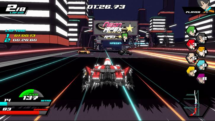 Neon Apex: Beyond the Limit Steam Key screenshot from the video game thumbnail 7