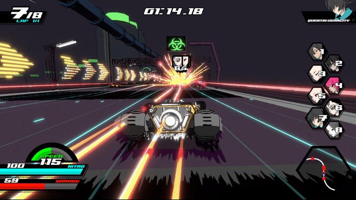 Neon Apex: Beyond the Limit Steam Key screenshot from the video game thumbnail 8
