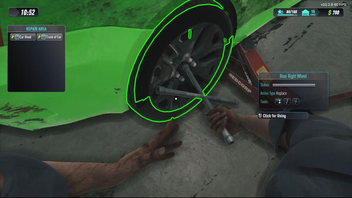 Car Service Simulator Steam Key screenshot from the video game thumbnail 7