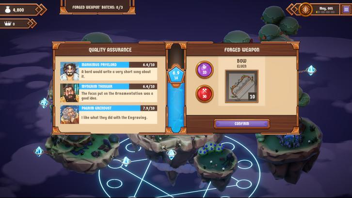 Magic Forge Tycoon Steam Key screenshot from the video game thumbnail 7