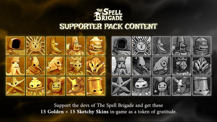 The Spell Brigade - Supporter Pack Steam Key screenshot from the video game thumbnail 4