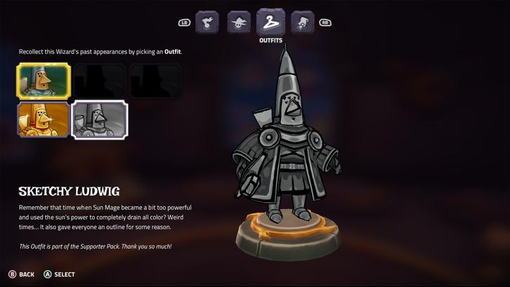 The Spell Brigade - Supporter Pack Steam Key screenshot from the video game thumbnail 6