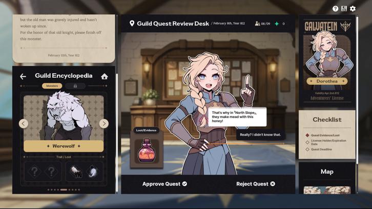 Galvatein Adventurers' Guild Steam Key screenshot from the video game thumbnail 2