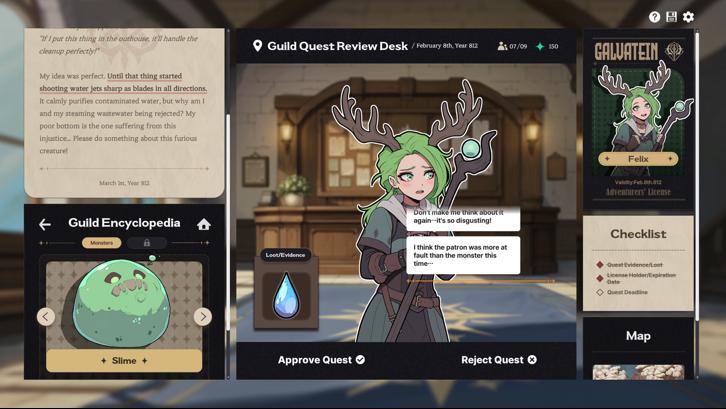 Galvatein Adventurers' Guild Steam Key screenshot from the video game thumbnail 3