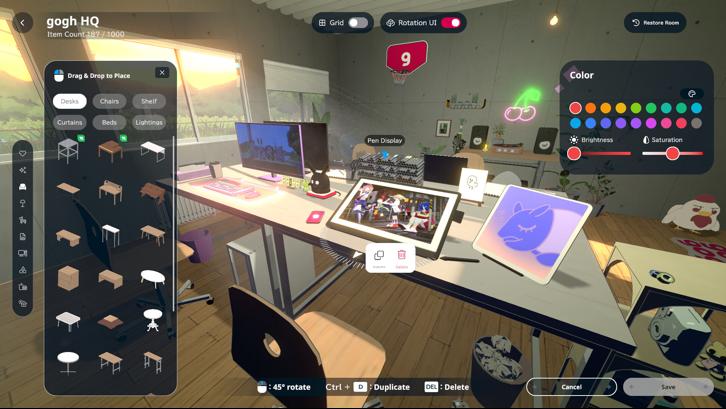 gogh: Focus with Your Avatar Steam Key screenshot from the video game thumbnail 3