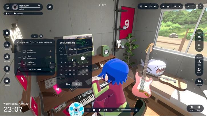 gogh: Focus with Your Avatar Steam Key screenshot from the video game thumbnail 7