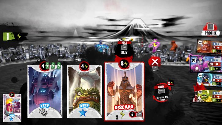 King of Tokyo - Richard Garfield Steam Key screenshot from the video game thumbnail 2