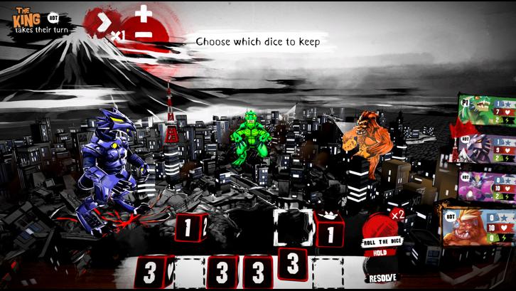 King of Tokyo - Richard Garfield Steam Key screenshot from the video game thumbnail 3
