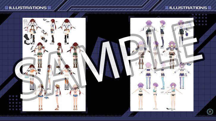 Neptunia Riders VS Dogoos Digital Art Book image