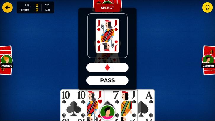 Belote 3 in 1 Steam Key screenshot from the video game thumbnail 6