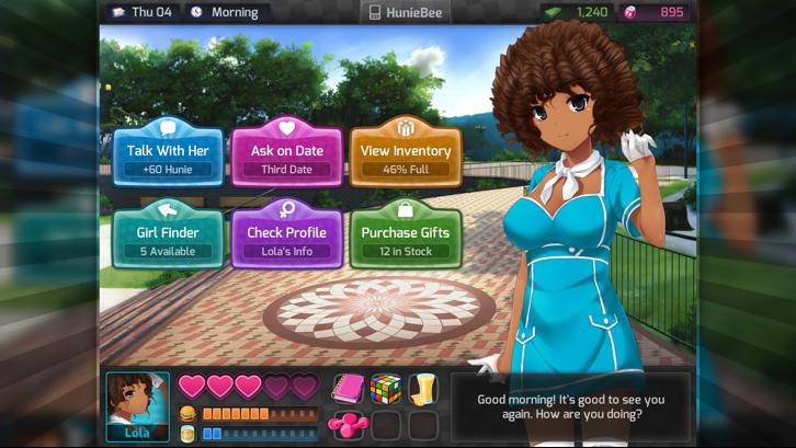 HuniePop Steam Key screenshot from the video game thumbnail 2