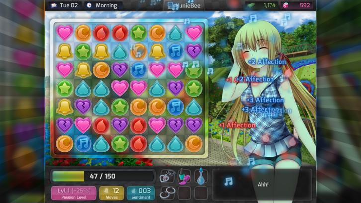 HuniePop Steam Key screenshot from the video game thumbnail 3