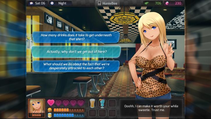 HuniePop Steam Key screenshot from the video game thumbnail 5