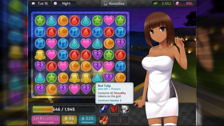 HuniePop Steam Key screenshot from the video game thumbnail 9
