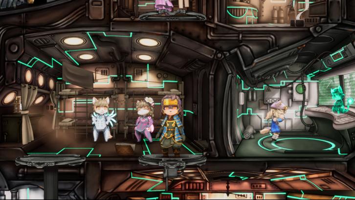 Fuga: Melodies of Steel 3 - Solatorobo: Red the Hunter Costume Pack Steam Key screenshot from the video game thumbnail 3