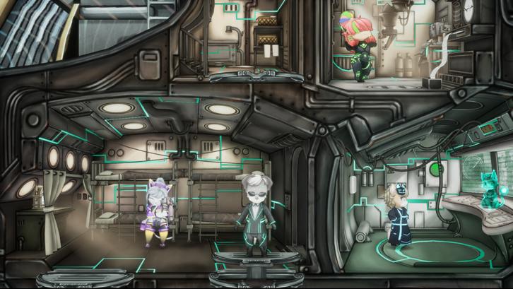 Fuga: Melodies of Steel 3 - Cyberpunk Costume Pack Steam Key screenshot from the video game thumbnail 3