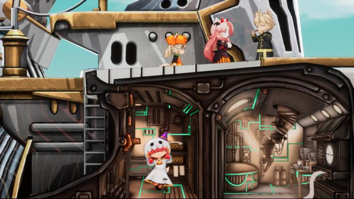 Fuga: Melodies of Steel 3 - Halloween Costume Pack Steam Key screenshot from the video game thumbnail 3