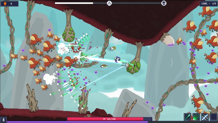 Slingbot Survivors Steam Key screenshot from the video game thumbnail 5