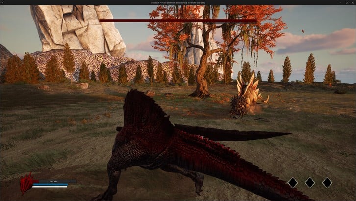 Dinoblade Steam Key screenshot from the video game thumbnail 6