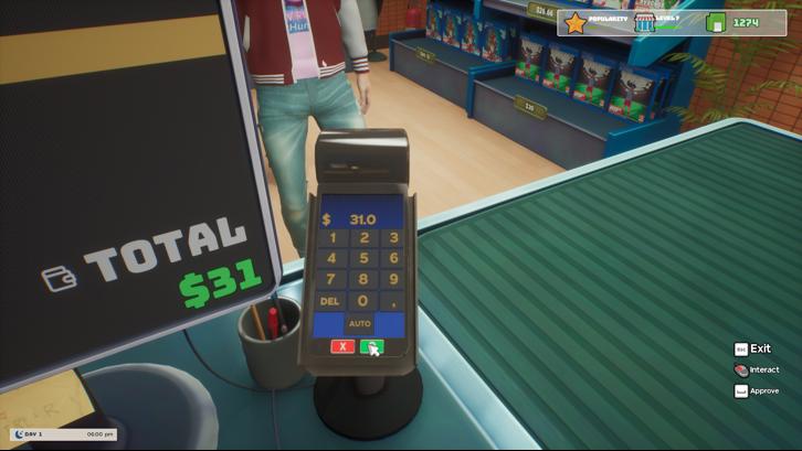 Gamer Stop Simulator Steam Key screenshot from the video game thumbnail 6