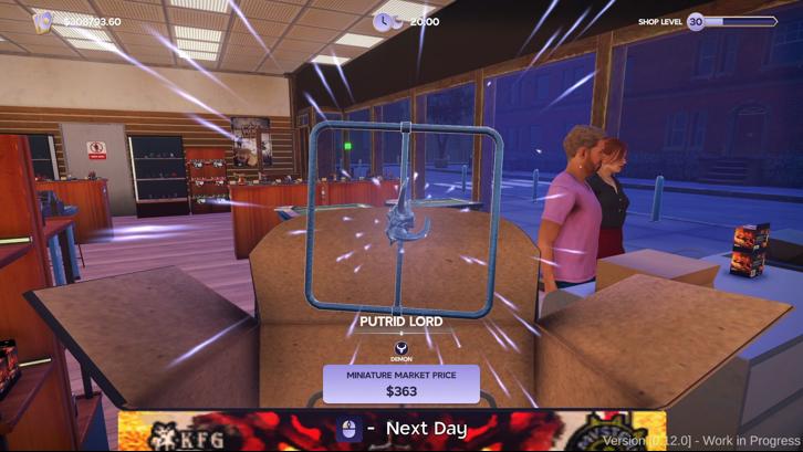 Tabletop Game Shop Simulator Steam Key screenshot from the video game thumbnail 5