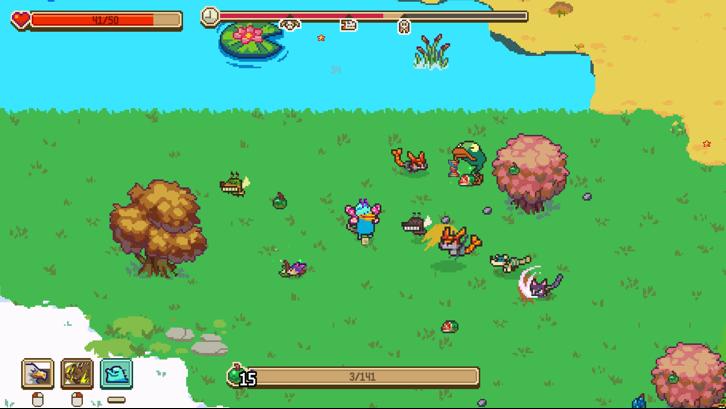 Everything is Crab: The Animal Evolution Roguelite Steam Key screenshot from the video game thumbnail 2