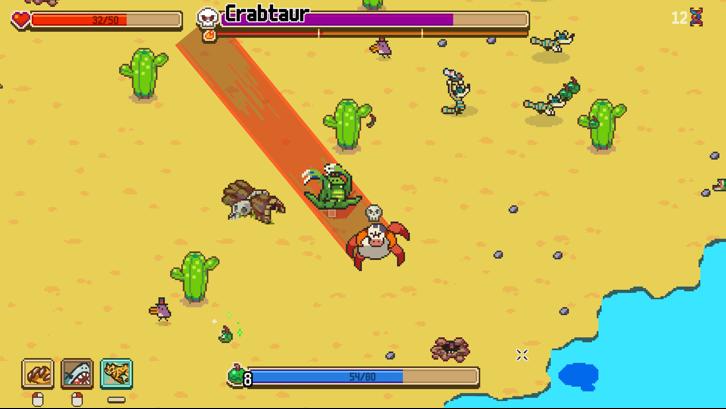 Everything is Crab: The Animal Evolution Roguelite Steam Key screenshot from the video game thumbnail 3
