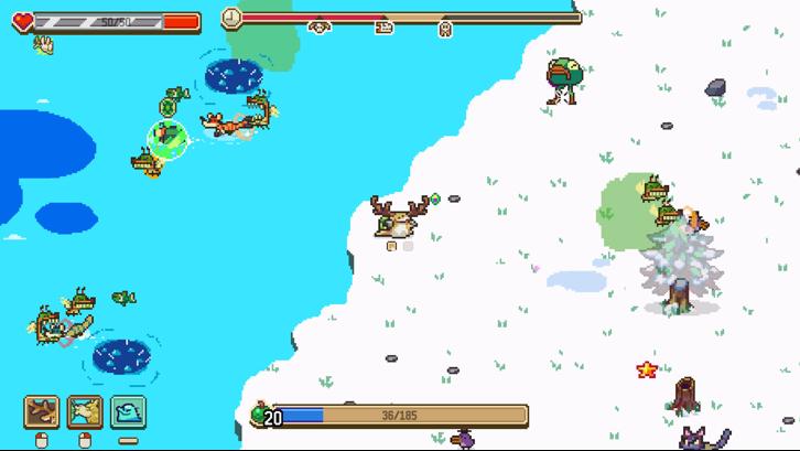 Everything is Crab: The Animal Evolution Roguelite Steam Key screenshot from the video game thumbnail 5