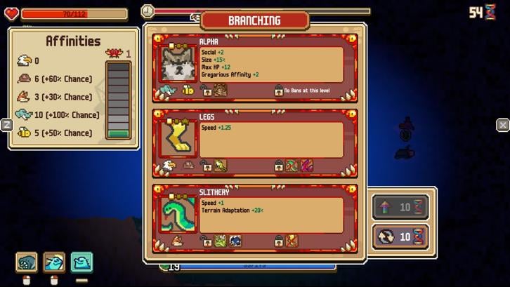 Everything is Crab: The Animal Evolution Roguelite Steam Key screenshot from the video game thumbnail 9