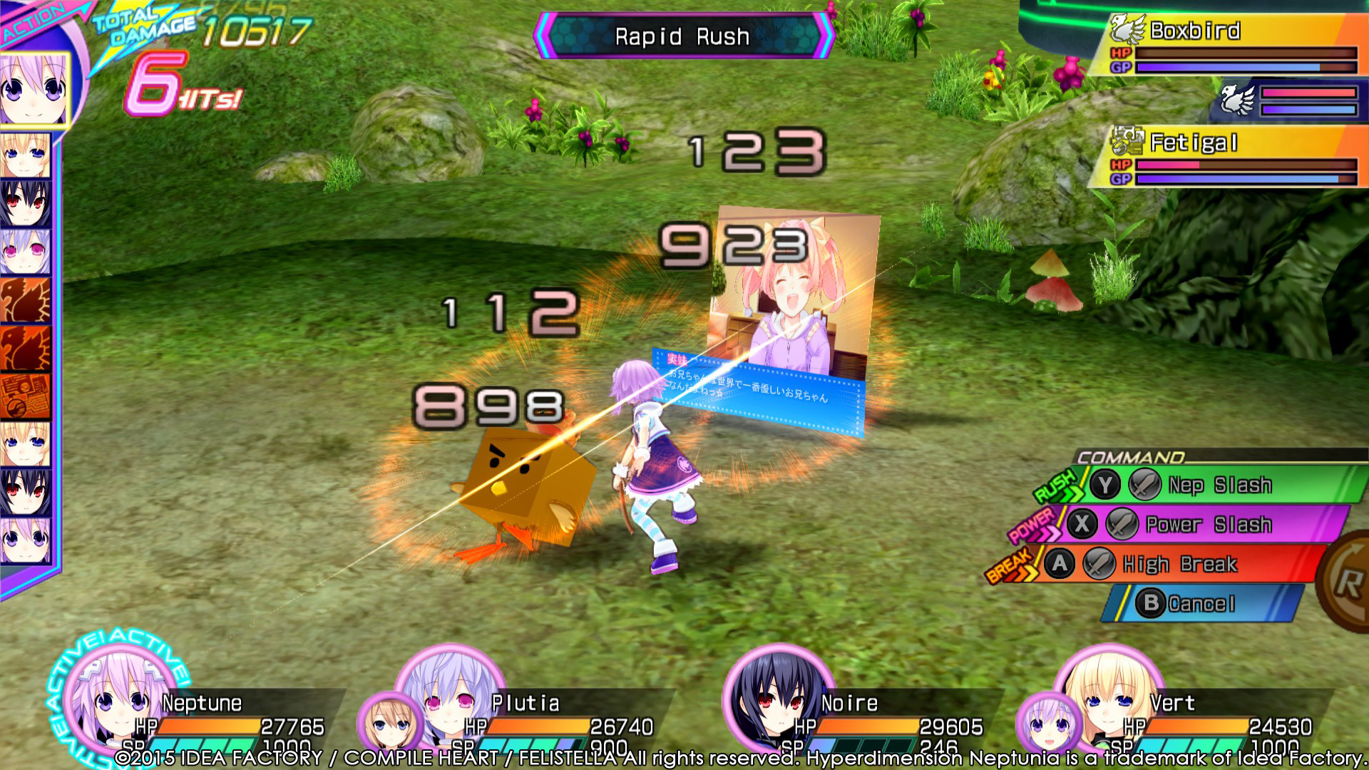 Hyperdimension Neptunia Re;Birth3 V Generation image