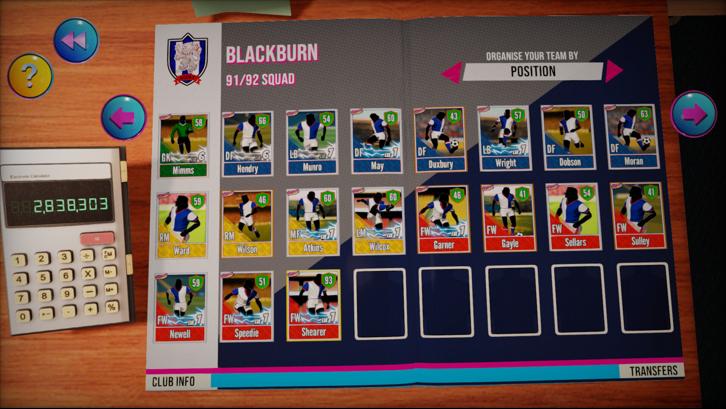 NUTMEG! A Nostalgic Deckbuilding Football Manager Steam Key screenshot from the video game thumbnail 6