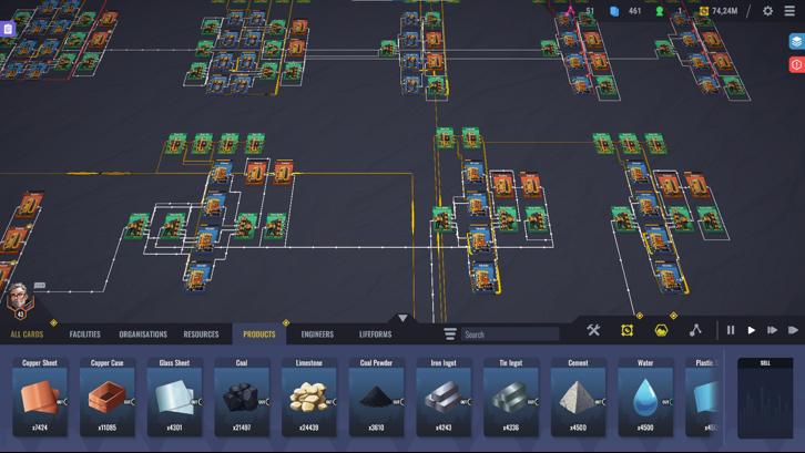 Factory Planner Steam Key screenshot from the video game thumbnail 3