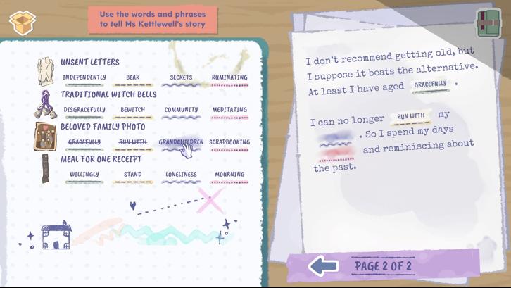 A Storied Life: Tabitha Steam Key screenshot from the video game thumbnail 5