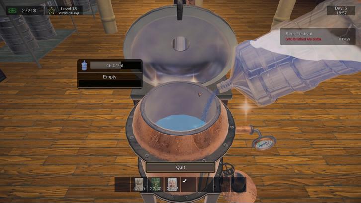 Beer Manufacture Simulator Steam Key screenshot from the video game thumbnail 2
