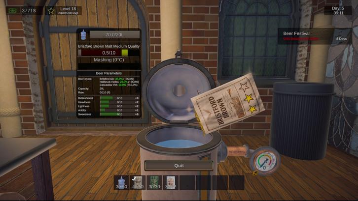 Beer Manufacture Simulator Steam Key screenshot from the video game thumbnail 4