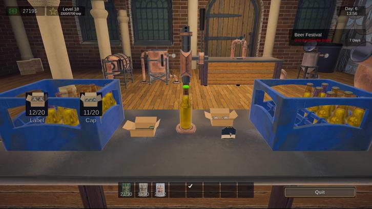 Beer Manufacture Simulator Steam Key screenshot from the video game thumbnail 7