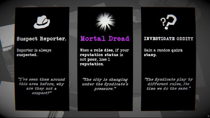 Dupery: A Game of Solo Deduction Steam Key screenshot from the video game thumbnail 7