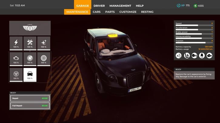 Taxi Life: A City Driving Simulator - Black Cab image