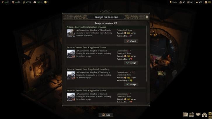Wartales: Контракт «Феод» Steam Key screenshot from the video game thumbnail 6